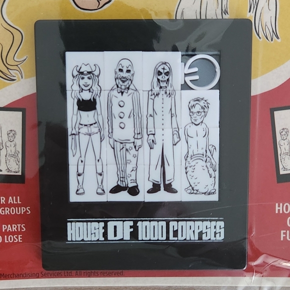 💀 Rob Zombie House of 1000 Corpses Slide Puzzle – NWT Horror Collectible - Picture 3 of 14